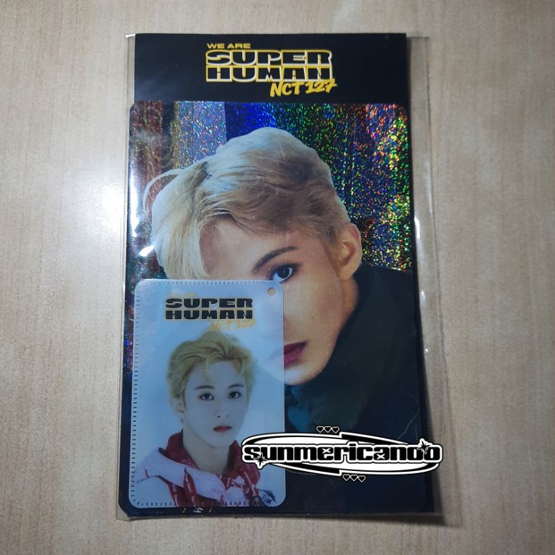 [SEALED DAMAGE] Official Cardholder NCT 127 Mark Superhuman Hologram MD Suhum holo cahol