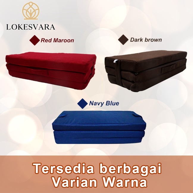 Matras/Bantal/Alas Meditasi (Bantal Doa) Persegi Zabutton Dark Brown