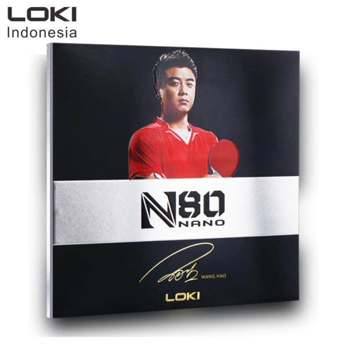 LOKI N80 Rubber Pingpong - RED - Table Tennis