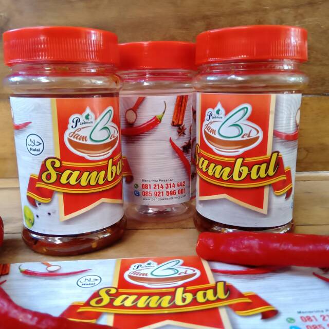 

Sambal Cumi Asin/Pete/Bajak Ebi/Teri Medan Murah Sambel Pandowo