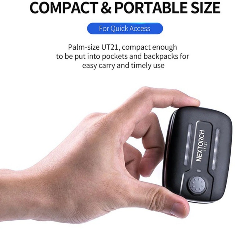 Lampu LED Peringatan Warning Light Shoulder Lights USB Recharge 640mAh