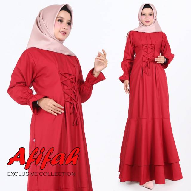 MERMIDE DRESS KATUN TOYOBO PREMIUM/GAMIS MERMIDE ORI KATUN TOYOBO