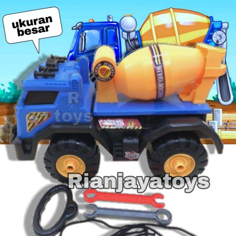Mainan Truk Molen Besar /Mainan Mobil Mobilan Anak