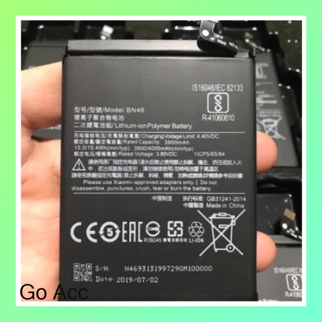 Baterai Battery Redmi 6 Pro A2 Lite/BN47, 8 8A/BN51, 9A 9C Poco M2 Pro/BN56, Note 6 Pro/BN48, Note 7 Pro/BN4A, Note 8 Pro/BN4J, Note 9/BN54, Note 9 Pro/BN53