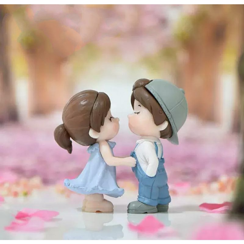 Patung Sepasang Kekasih Untuk Dekorasi Taman Action Figure Sepasang Kekasih Dekorasi Kue Patung Vale