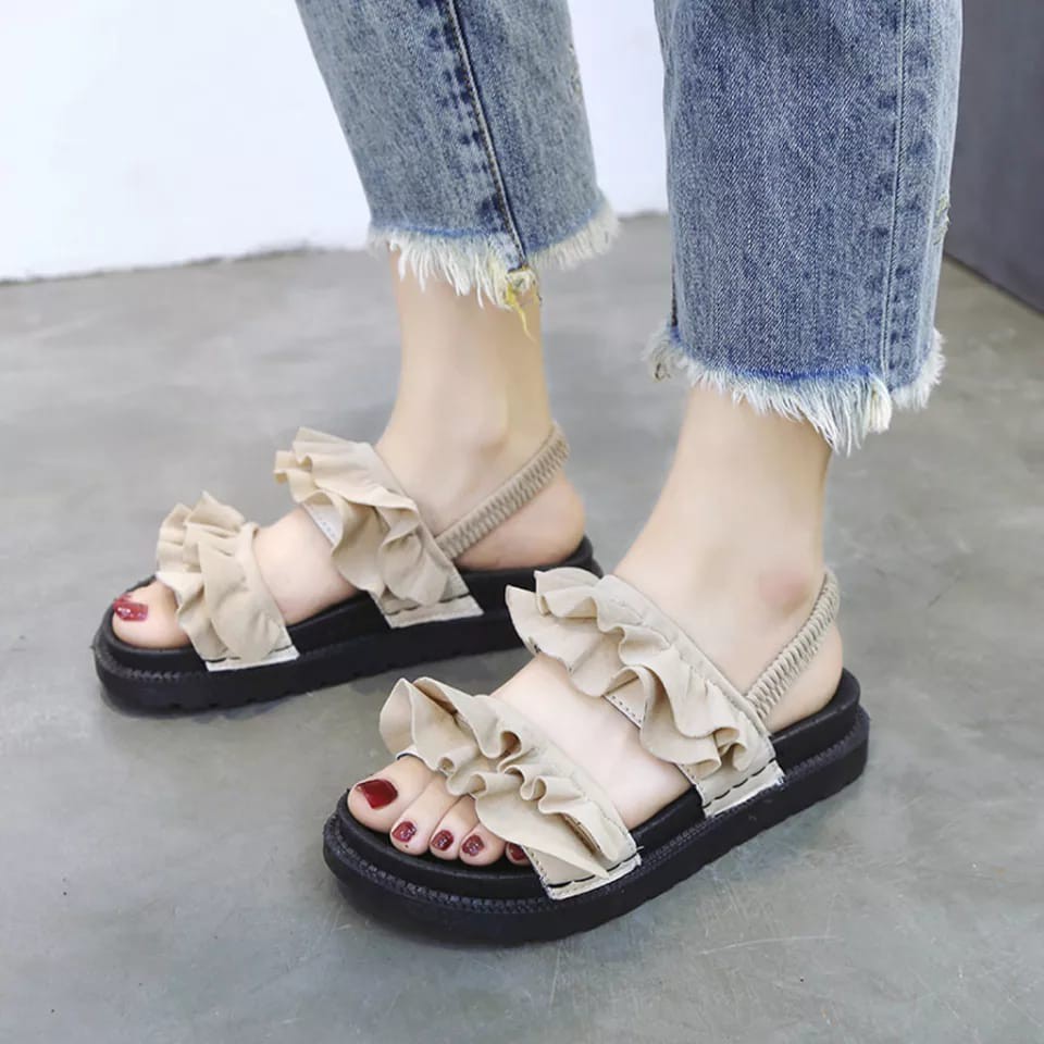 Sandal Wanita SHILLA / Wedges Sandal Terbaru Best Seller WDS 211