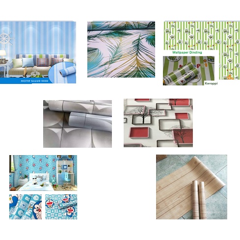 Wallpaper Dinding - Wallpaper & Stiker Dinding Roll