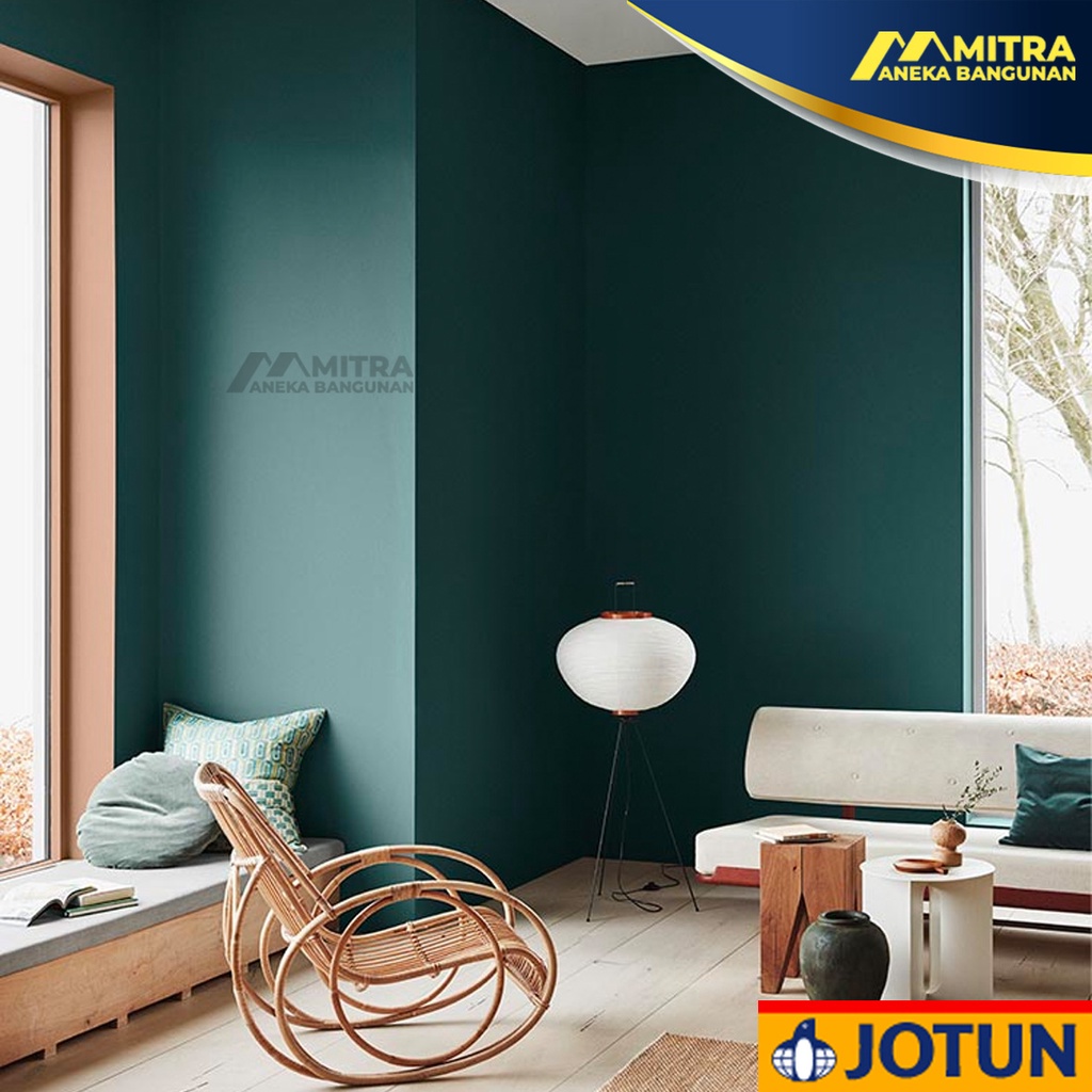 CAT TEMBOK INTERIOR EKSTERIOR JOTUN COBALT 6198 / HIJAU EMERALD / MAJESTIC