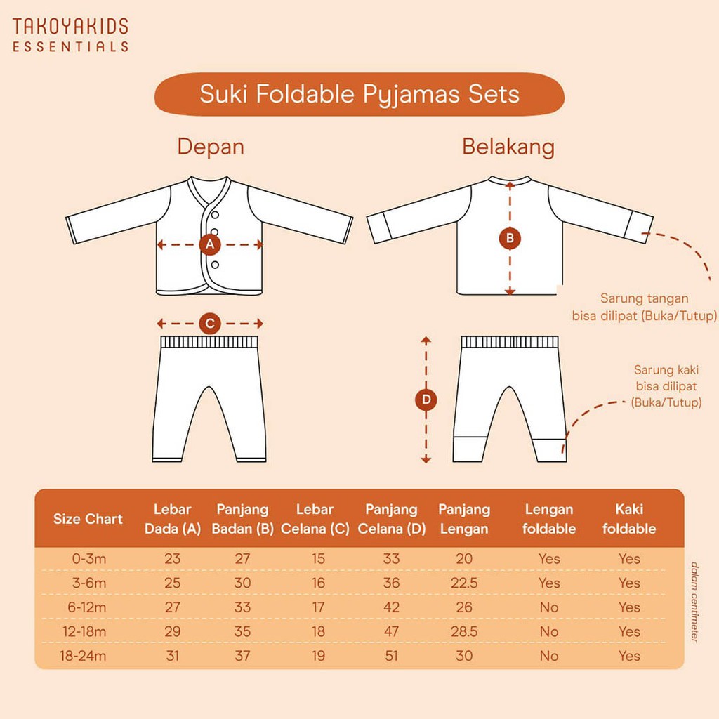 Babygiggles - Takoyakids Suki pajama set