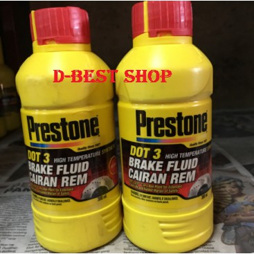 PRESTONE BRAKE FLUID DOT 3 | MINYAK REM - MERAH | 300ml