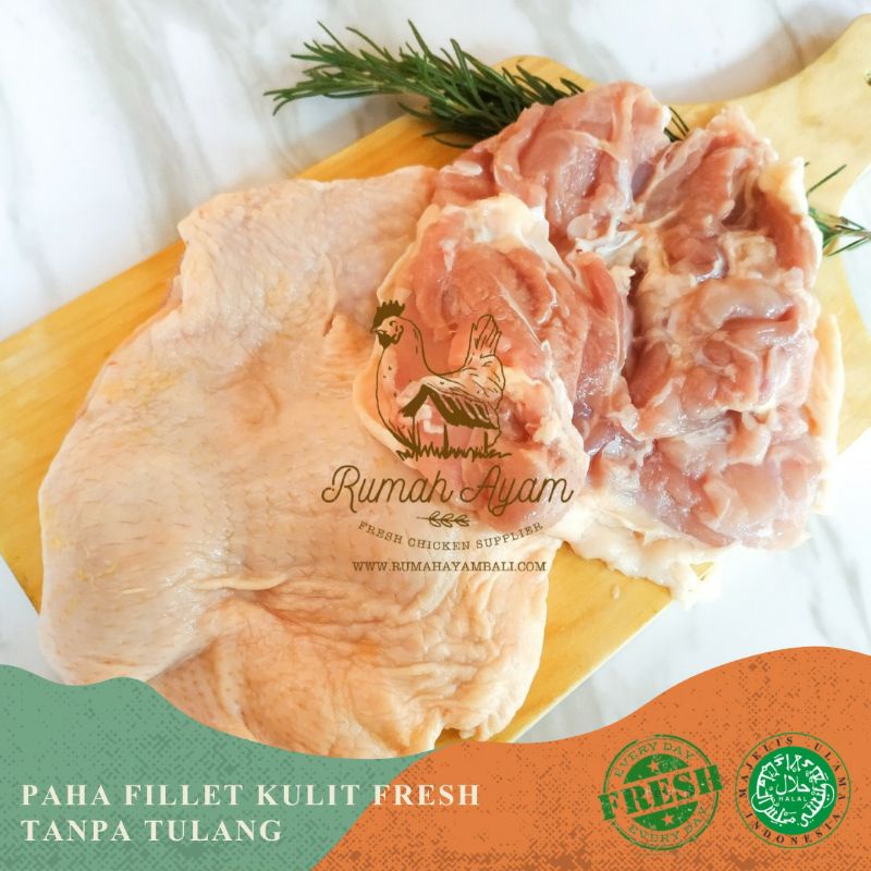 

PAHA FILLET KULIT AYAM SEGAR - FRESH CHICKEN LEG BONELESS WITH SKIN