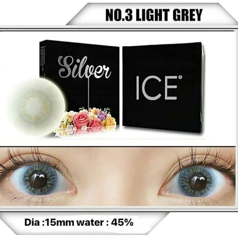 [ Normal ] SOFTLENS ICE SILVER By Exoticon 2024