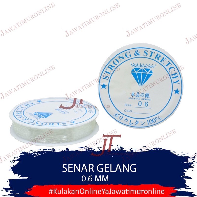 Tali Senar Elastis - Senar Gelang Manik 0,6 mm