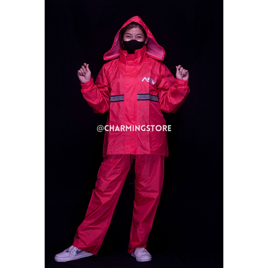 Jas Ujan ASV Original Jas Hujan Parasut Jaket Hujan Pria Mantel Hujan Parasut Tebal Jas Hujan