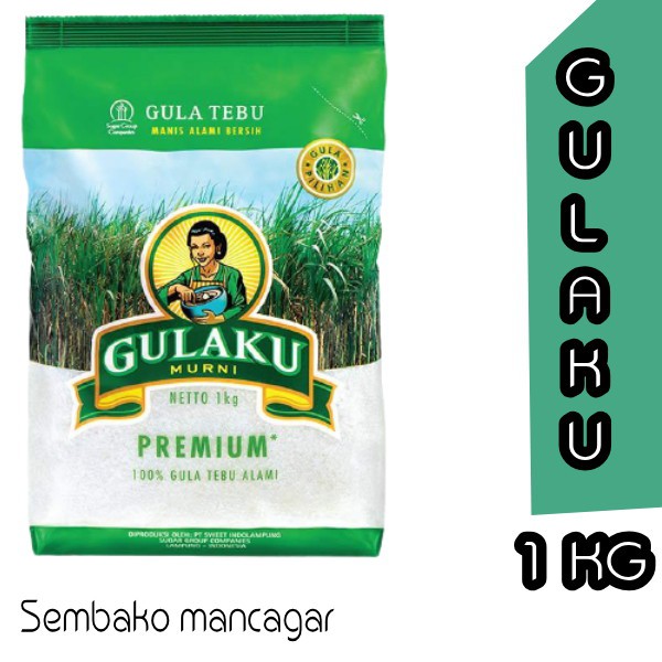 

Gulaku premium 1 Kg |gulaku kemasan hijau|