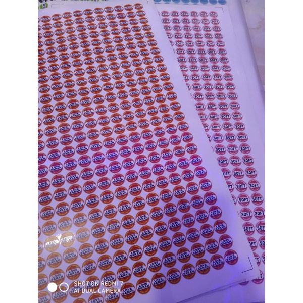 

stiker parfum Roll on / stiker botol spey / Label cutting lembaran isi 400pcs