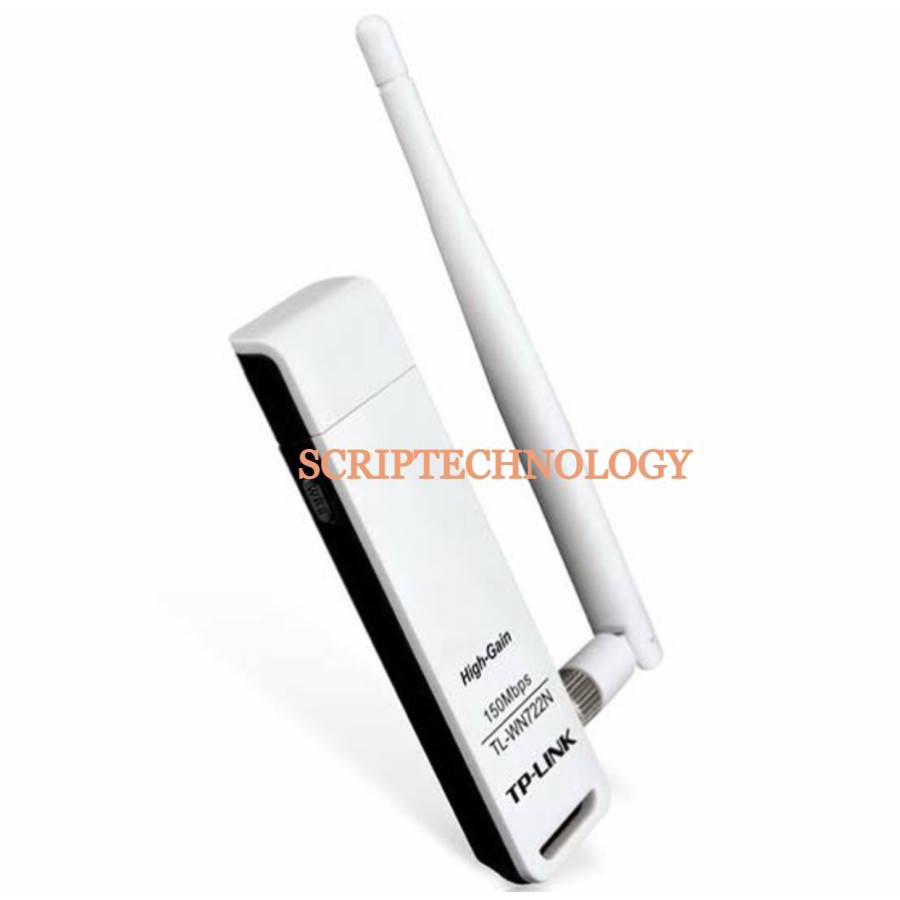 usb wifi tp-link tl-wn722n / tplink 722 antena garansi resmi 1 tahun