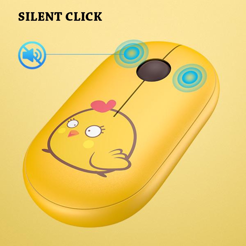 Robot Mouse Wireless M230 Silent Key Fox Flower Chick Colour