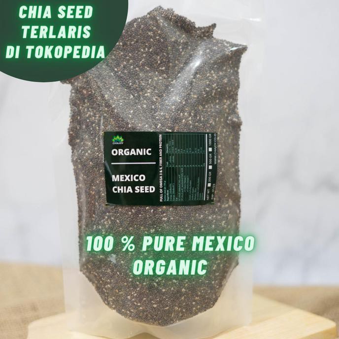 

Promo Awal tahun Organic Chia Seed Mexico ChiaJoy 500 Gram Terbaik untuk Diet Diskon