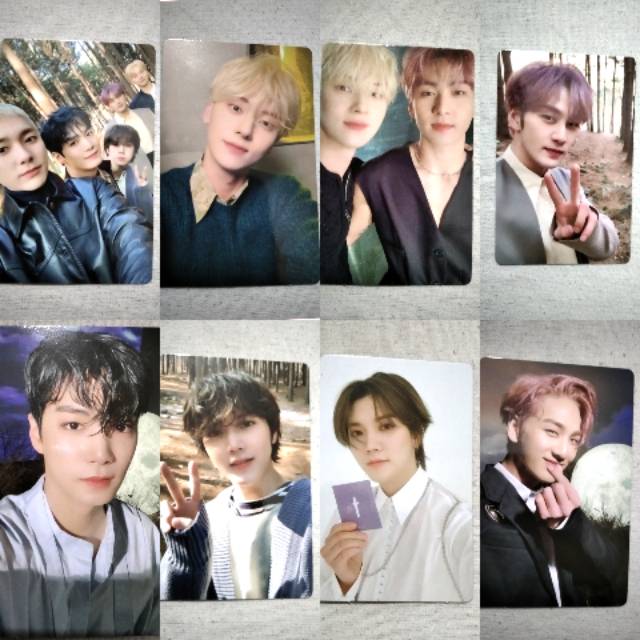 Nuest Nu'est PC the nocturne ( minhyun, baekho, baekmin, ren, JR, aron) album photocard