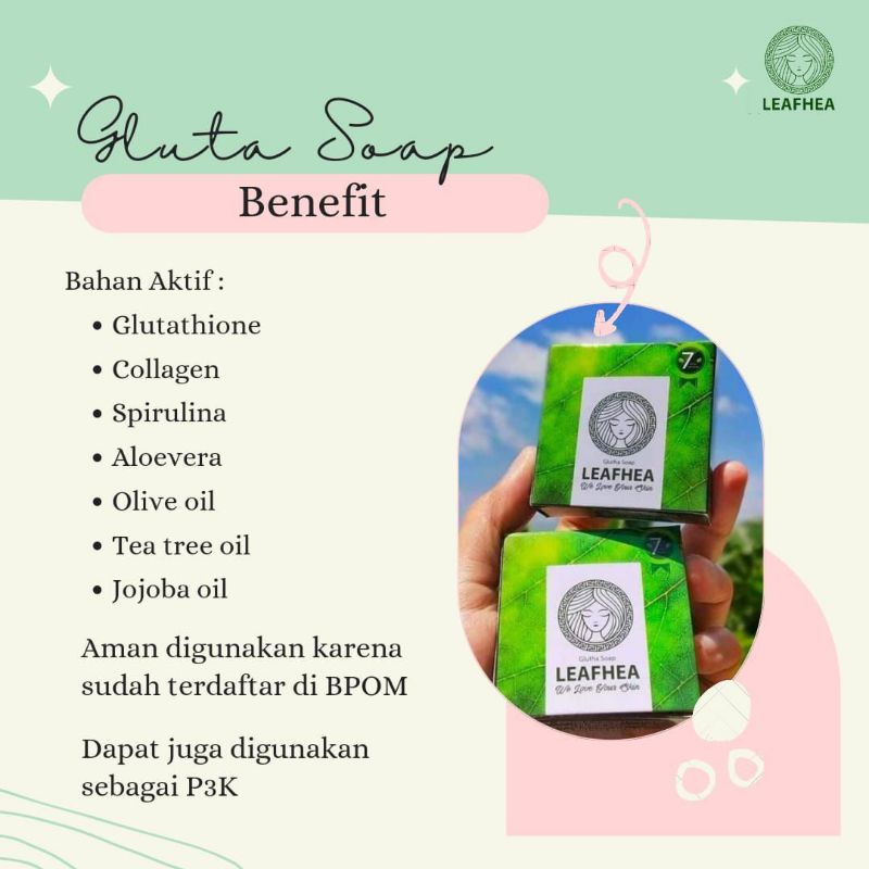leafea gluta soap