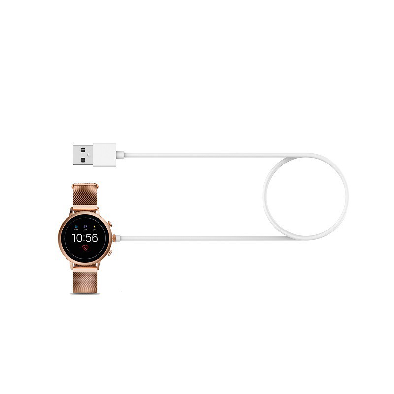 Kabel Charger Usb Panjang 1m Untuk Smartwatch Fossil Gen 5 Carlyle / Julianna / Garrett / Carlyle Hr 5