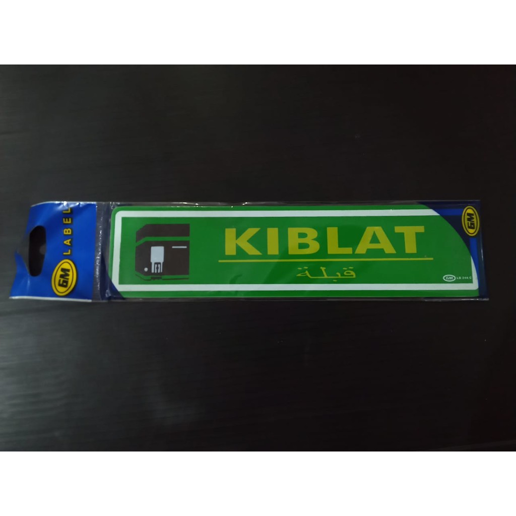 

Label GM Kecil Kiblat uk 20x5 cm/Label Kecil Kiblat uk 20x5 cm