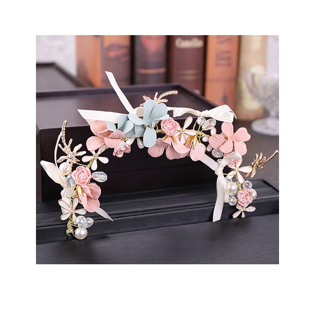 LRC Aksesoris Rambut Fashion Multi-color Flower Shape Decorated Hair Accessories