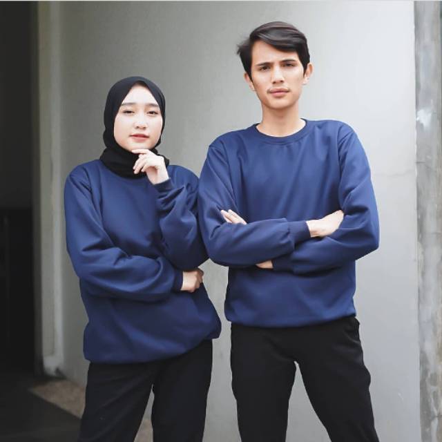 BASIC SWEATER POLOS WANITA - PRIA / SWEATER COUPLE UNISEX / SWEATER POLOS