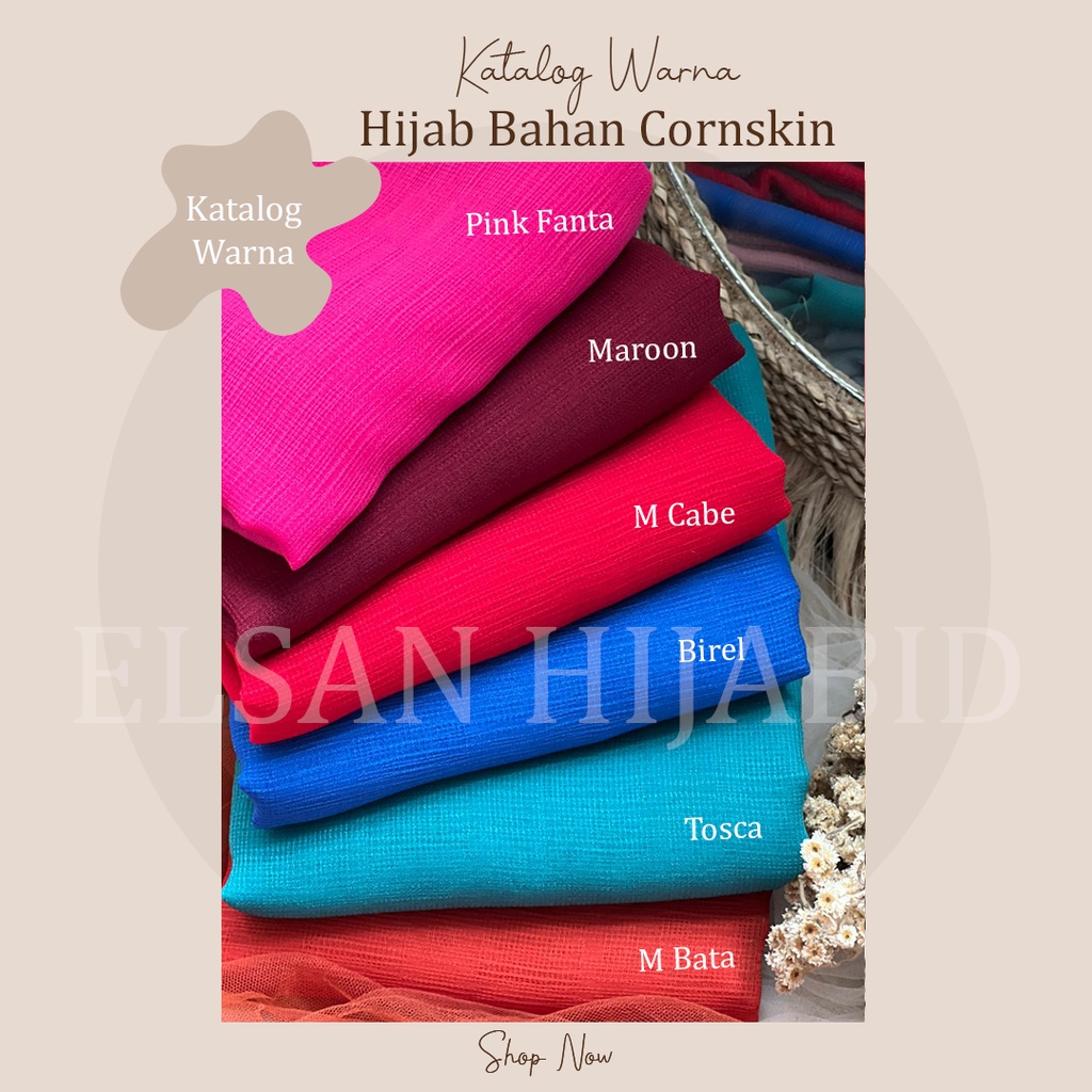 Segiempat Cornskin // Real pict warna sesuai katalog