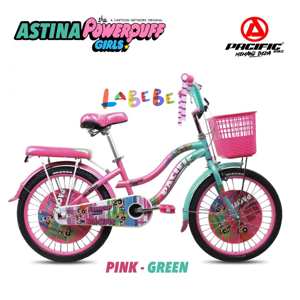 Sepeda mini PACIFIC 20" inch Astina POWERPUFF GIRLS