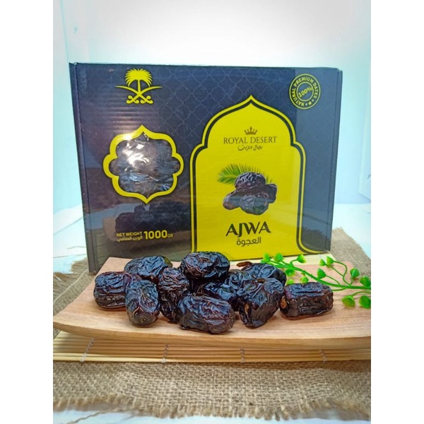 

Kurma Ajwa Madinah/Nabi Royal Desert Eksklusif 1kg