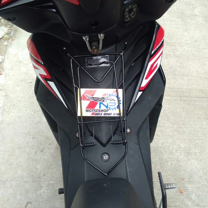 Rak bagasi tengah honda supra gtr150