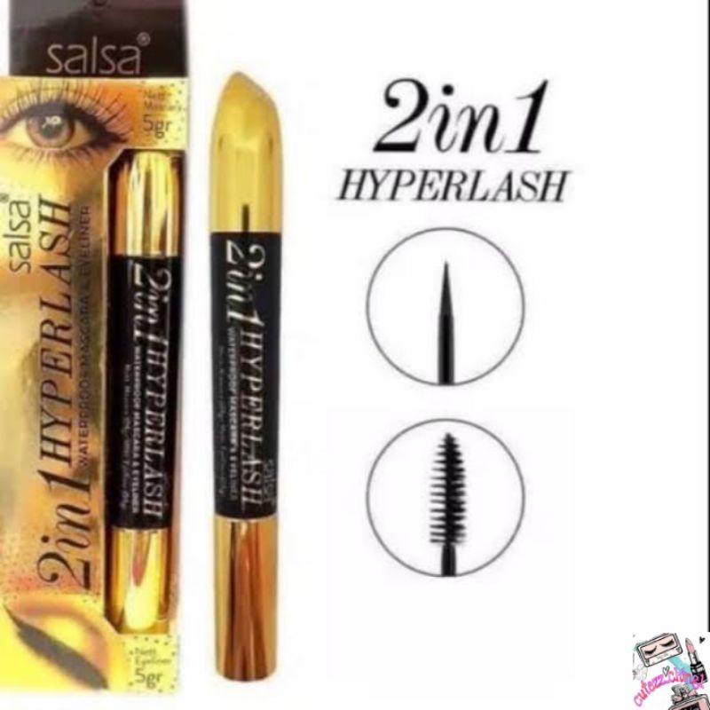 ☃Cutezz_Ching1☃Salsa 2In1 Hyperlash Mascara &amp; Eyeliner