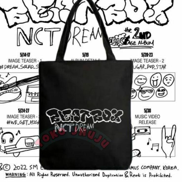 fjj Totebag Zipper NCT Dream NEW BEATBOX ♎ 12