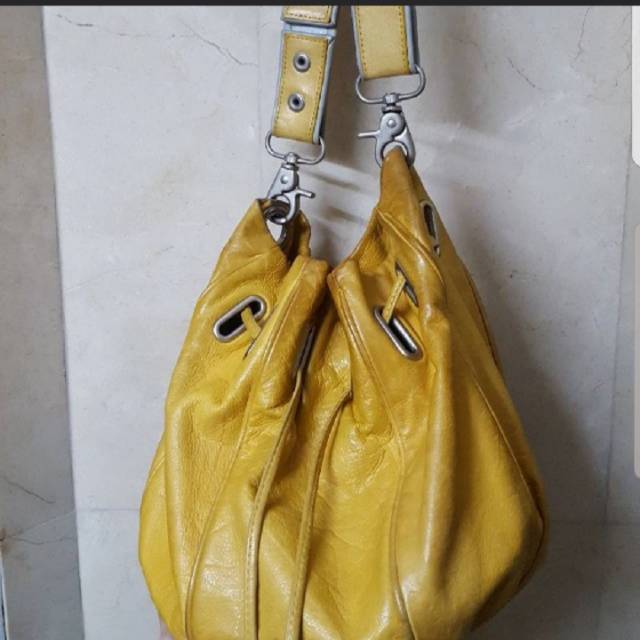 mimco yellow bag