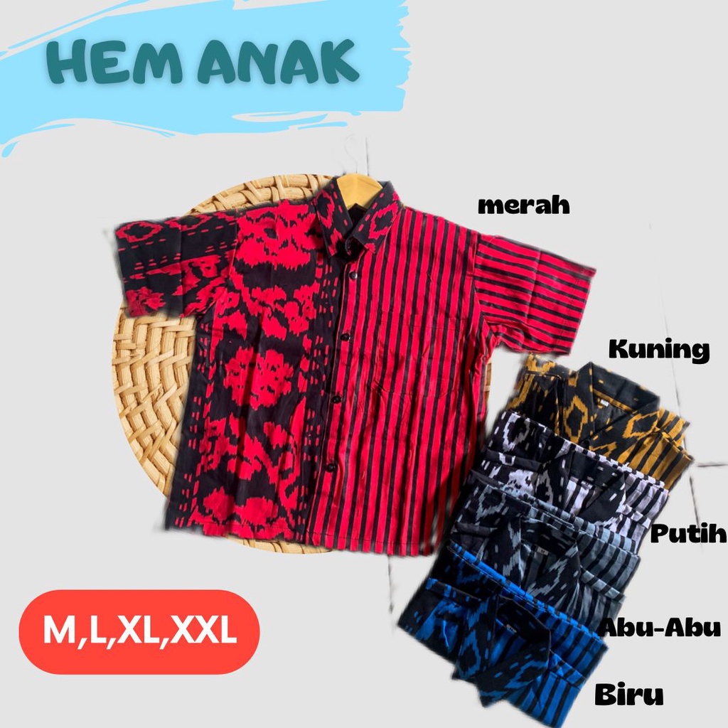 batik anak laki laki / kemeja batik anak laki laki / batik anak / kemeja batik anak