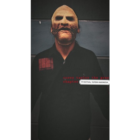 Topeng Corey Taylor TGC karet latex ada topeng slipknot mask jim root chris fehn