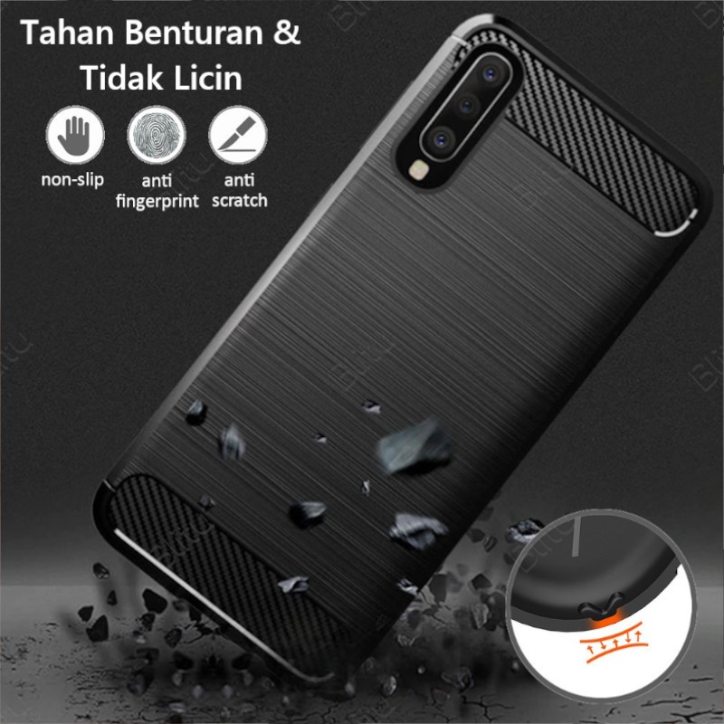 Ipaky Carbon Armor Soft Case HUAWEI Nova 2 2i 3 3i 4 5T Mate 7 8 10 20 Pro P Smart Plus Lite G10 GR5