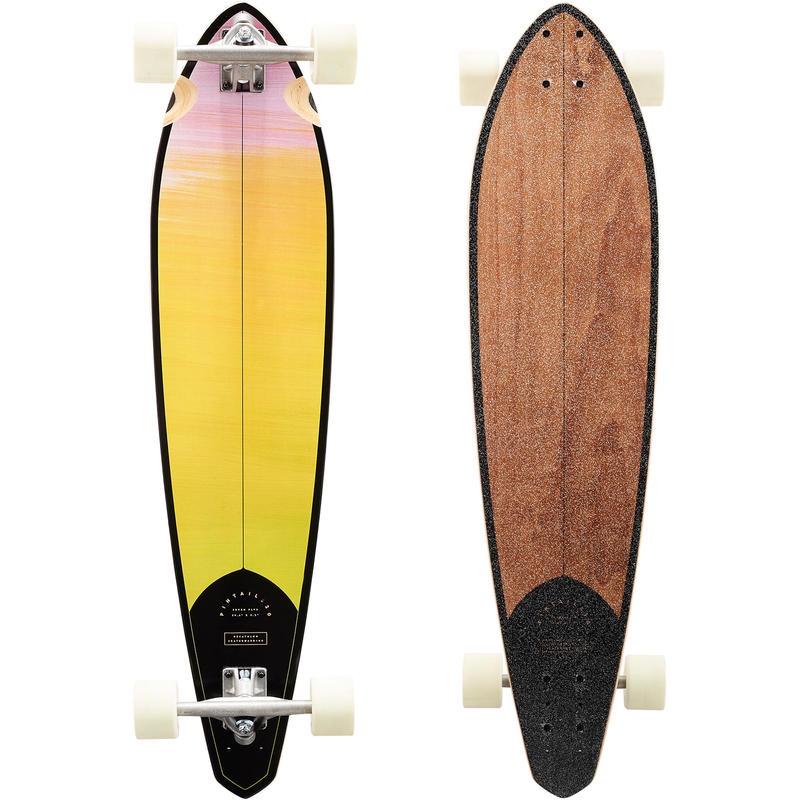 OXELO Pintail 520 Longboard Fullset Deck Kayu Truck Aluminium