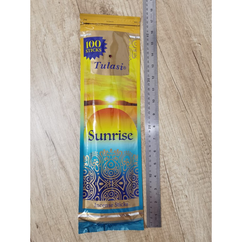 Dupa Hio Sunrise Pouch Plastik Isi 100 Batang By India Tulasi