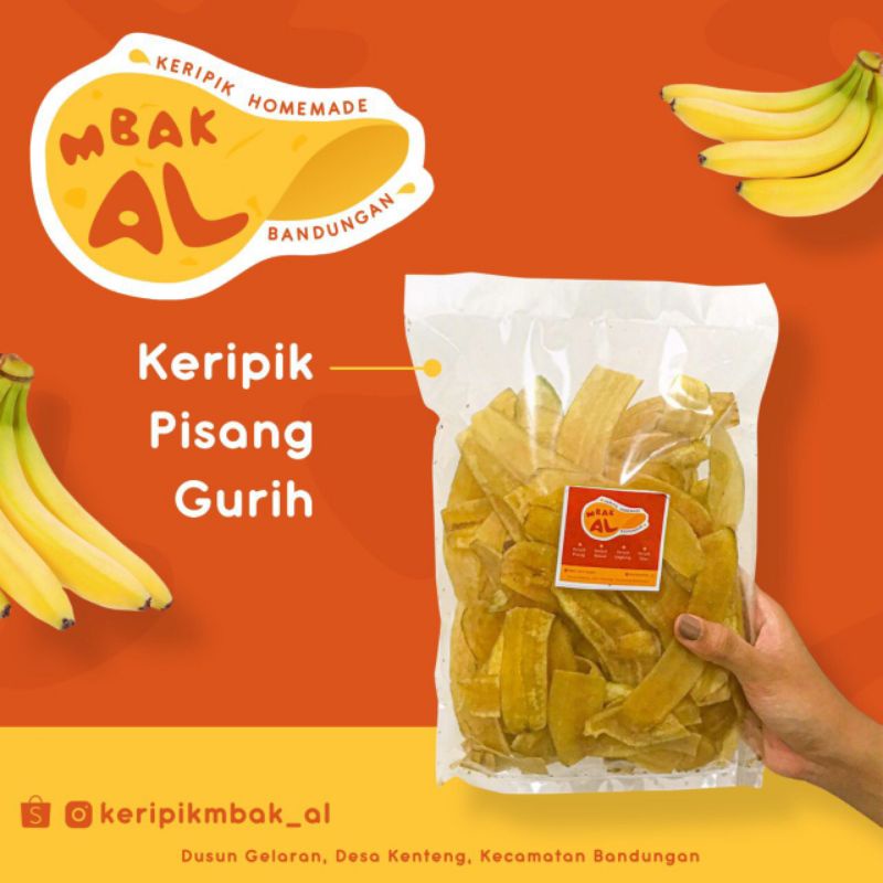 

Aneka Keripik (Talas, Pisang, Singkong, Pencok)