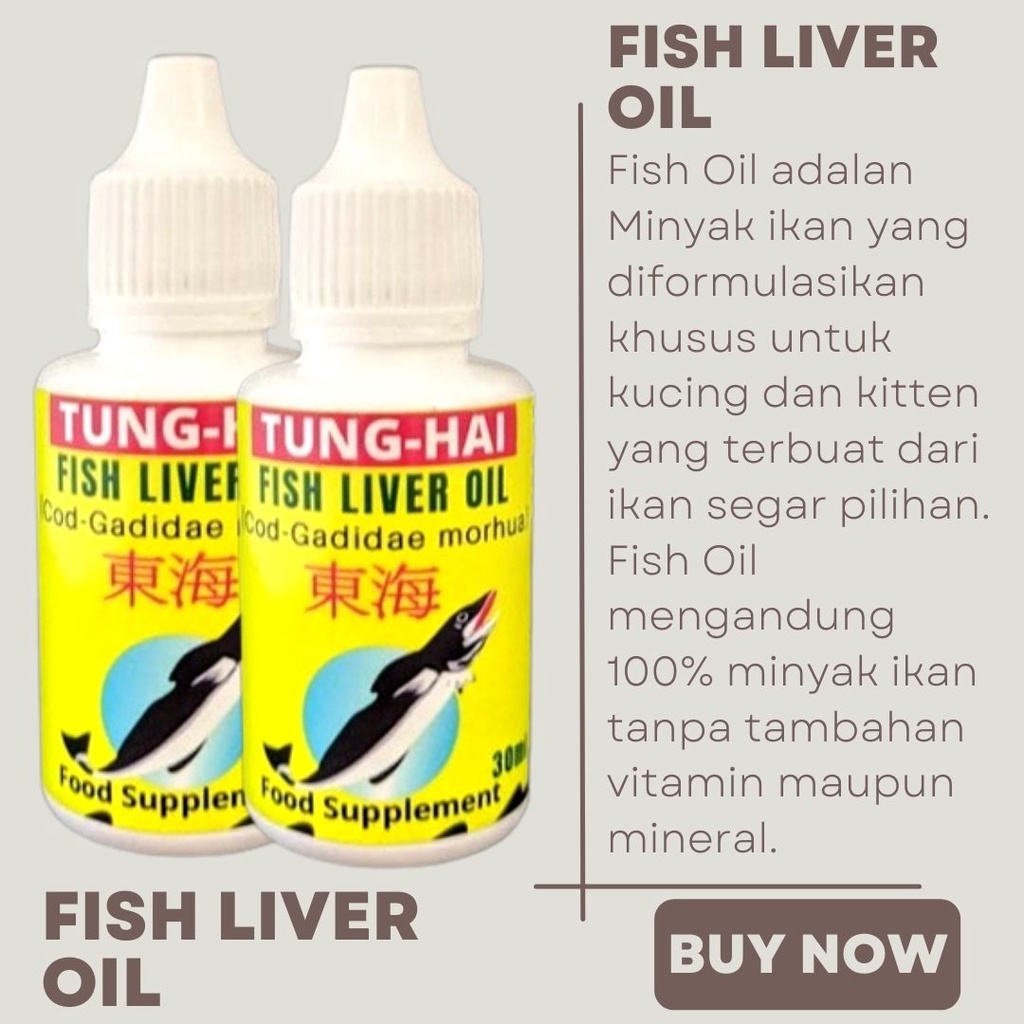 MINYAK IKAN SALMON / FISH liIVER OIL 30ml FEZONE