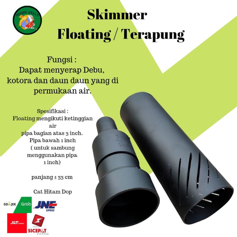 SKIMMER FLOATING SKIMMER APUNG KOLAM KOI