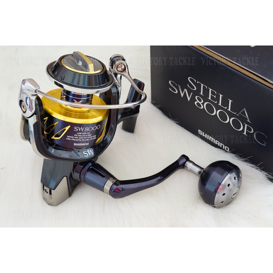 Reel Shimano Stella SW 8000 PG / HG (2019) FREE Jam Tangan Shimano