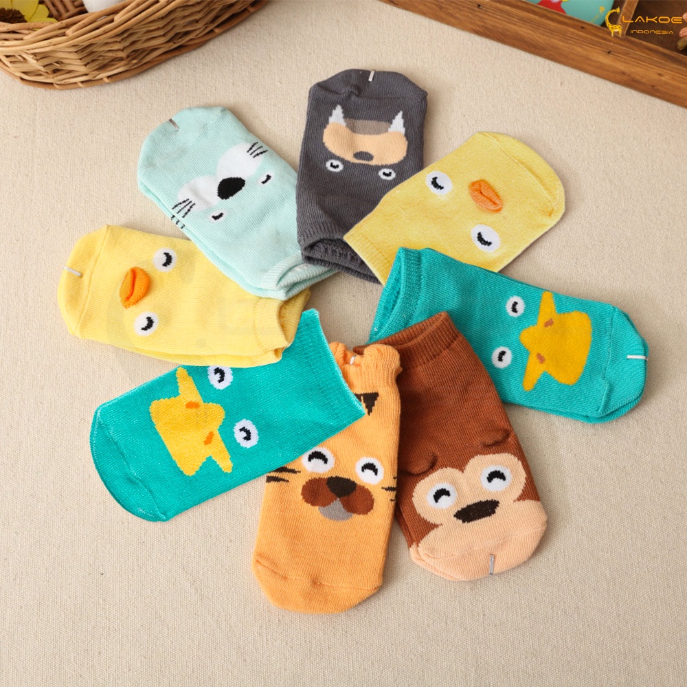 LAKOE Kaos Kaki Bayi Motif Hewan Baby Socks Animal