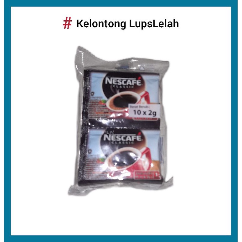 NESCAFE Classic 2 gram 10 pcs Nestle Professional