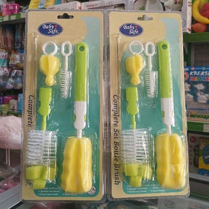 nadiva baru BABYSAFE COMPLETE SET BRUSH SIKAT BOTOL BS369