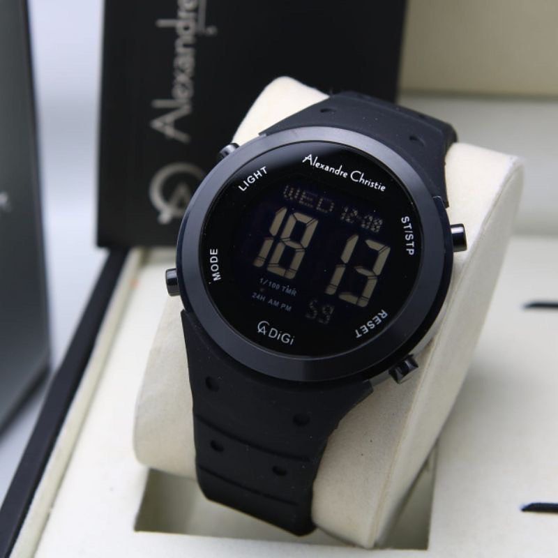 Jam Tangan Alexandre Christie AC 9350 / A9350 MH Full Black Original