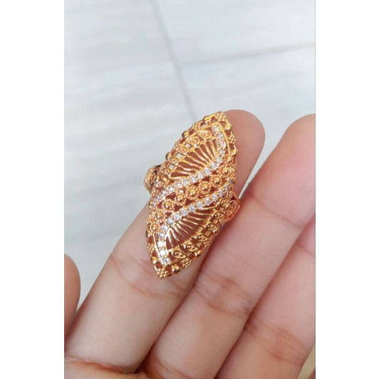 Cincin Bunga Kendari Dubai. yaxiya .perhiasan wanita-F